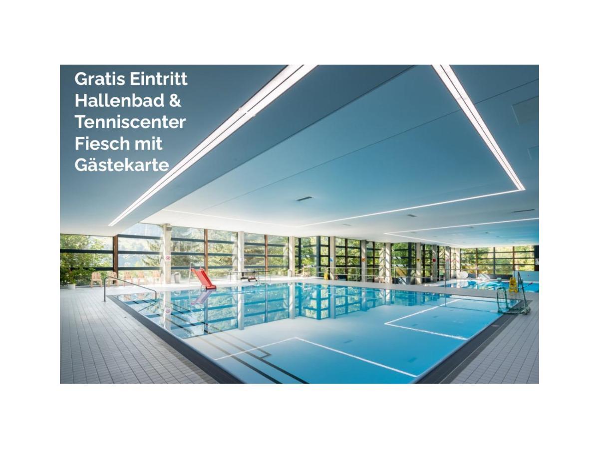 Boutique Und Bier Hotel Des Alpes Fiesch Bagian luar foto