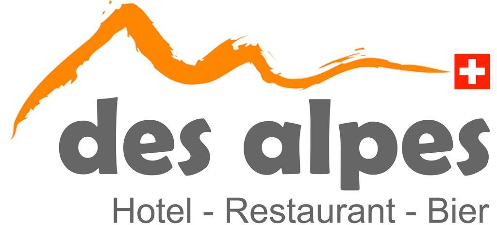 Boutique Und Bier Hotel Des Alpes Fiesch Bagian luar foto