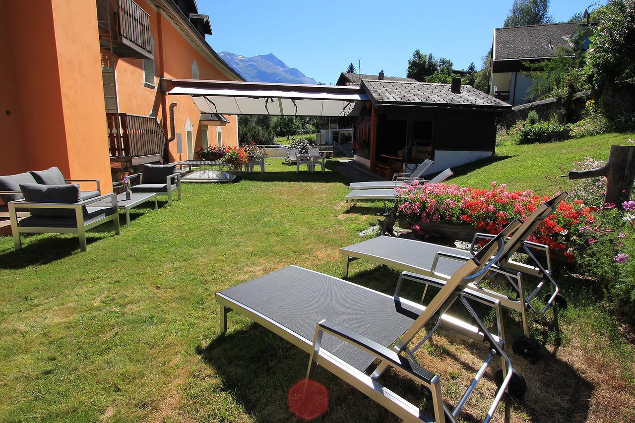 Boutique Und Bier Hotel Des Alpes Fiesch Bagian luar foto